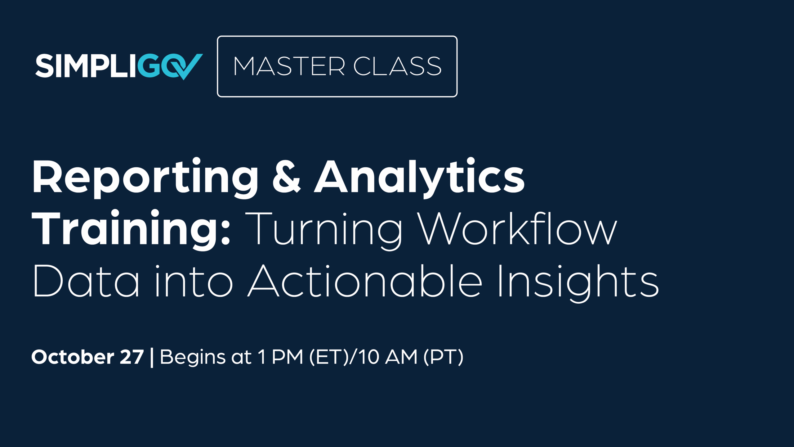 Reporting and Analytics