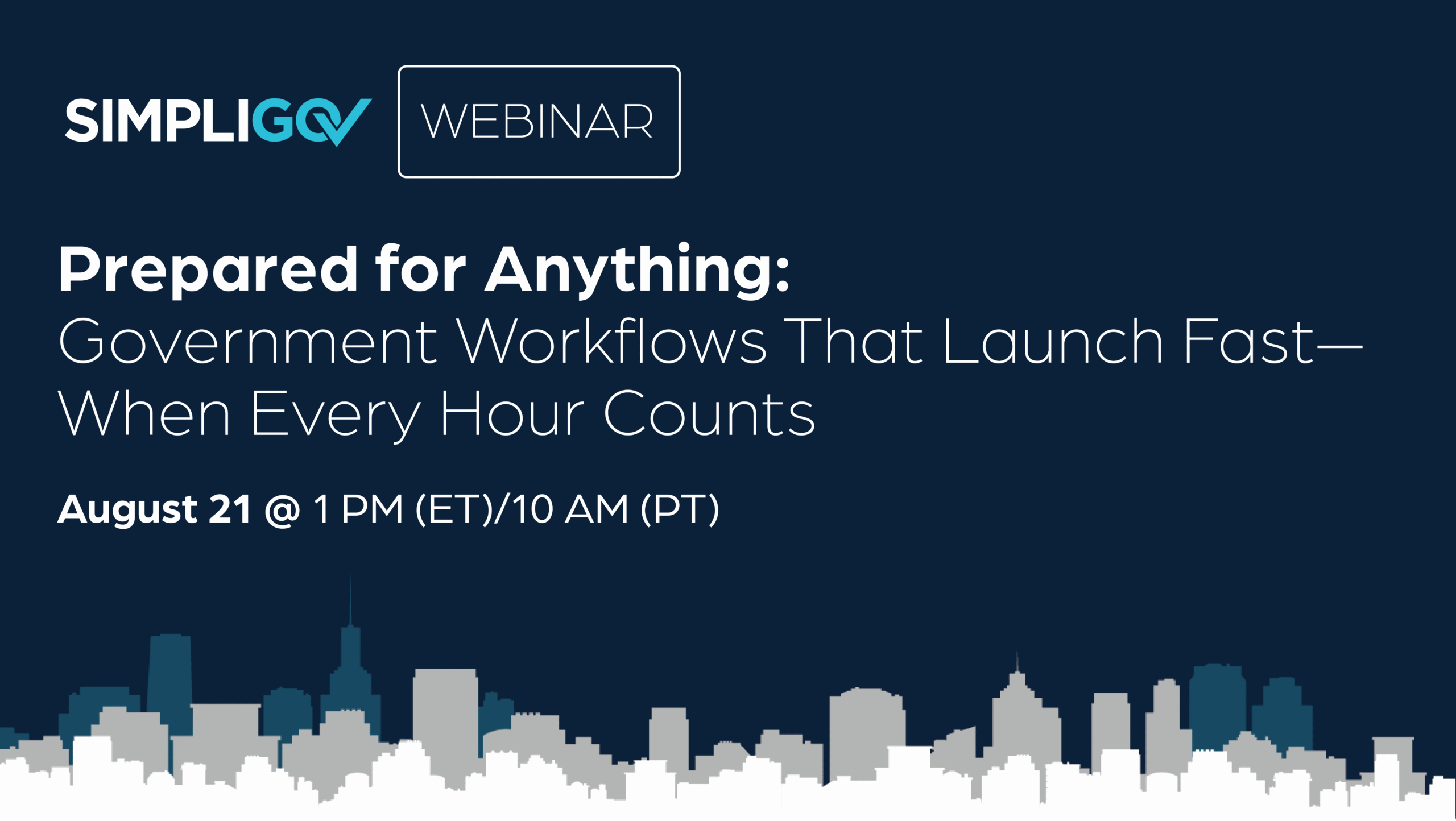 Prepared for Anything Webinar